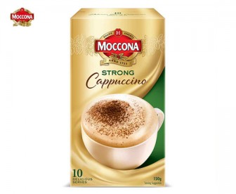 Moccona 摩可纳 卡布奇诺三合一速溶咖啡 加强版 10条/盒 150克